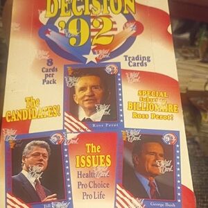 Decision 92 Unopened Sealed Trading Card Pack Box Brand New Shirked Wrapped In